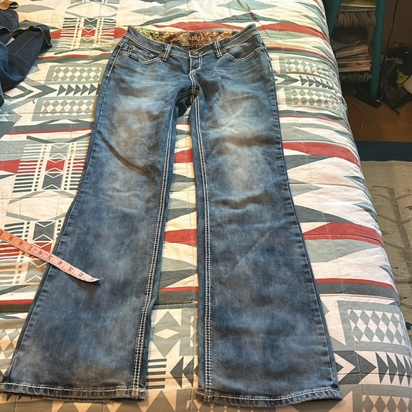 Adults Boot Cut Jeans Sz 8 - Picture 6 of 6